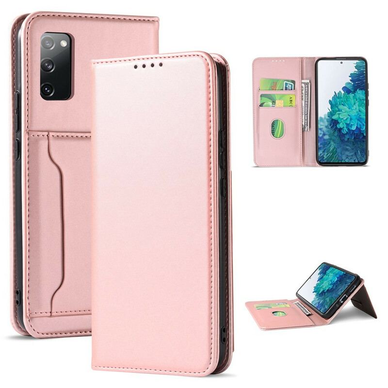 Cover Samsung Galaxy S20 FE Flip Cover Kortholder Stativ