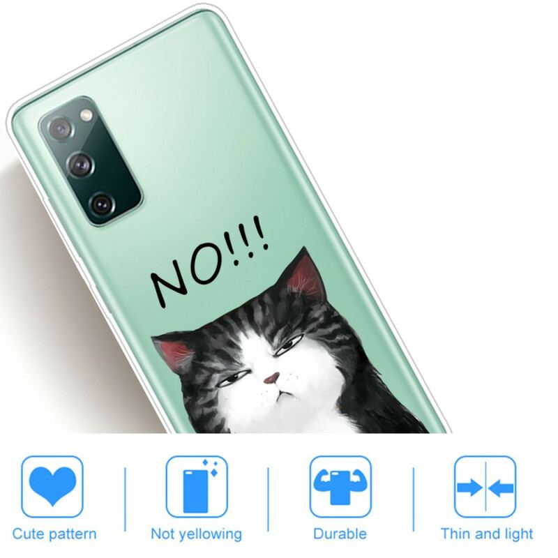 Cover Samsung Galaxy S20 FE Katten Der Siger Nej