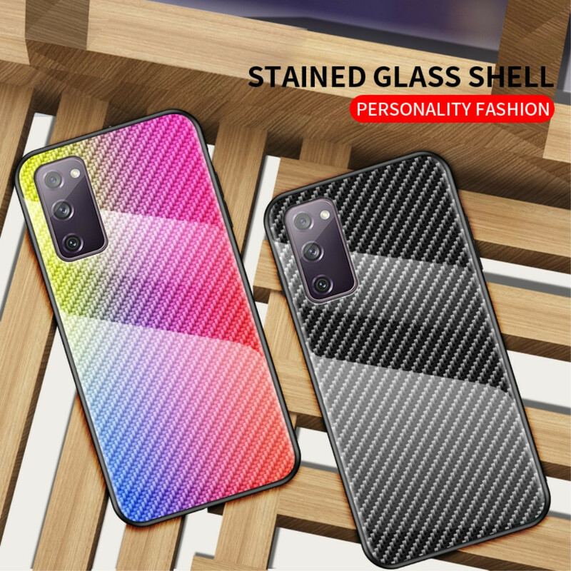 Cover Samsung Galaxy S20 FE Kulfiber Hærdet Glas