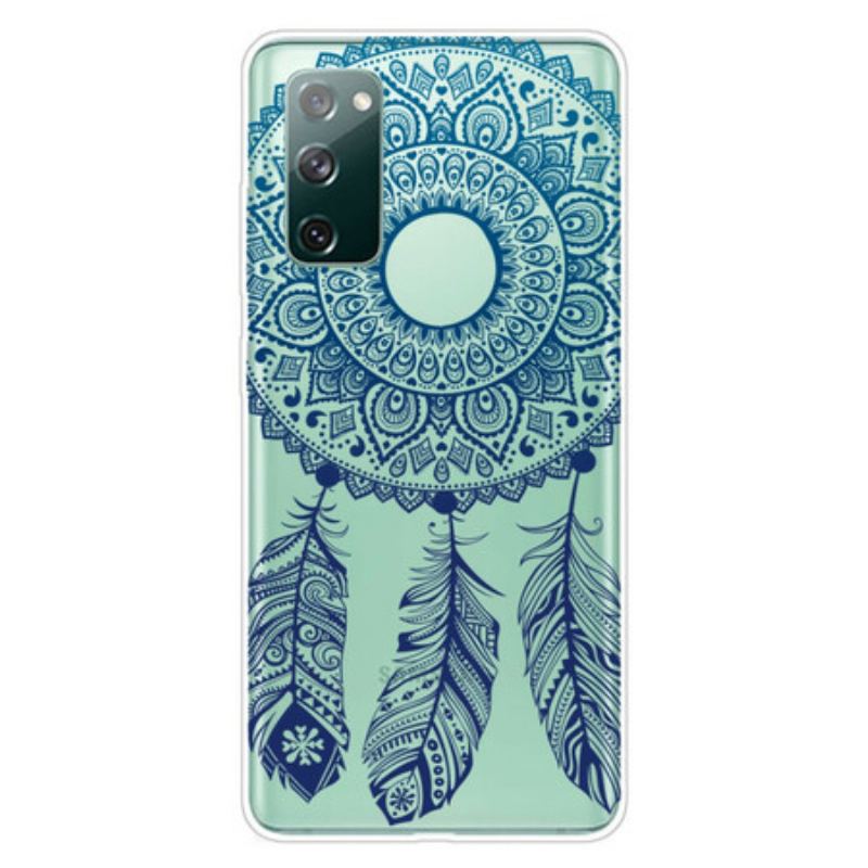 Cover Samsung Galaxy S20 FE Mandala Med Enkelt Blomst