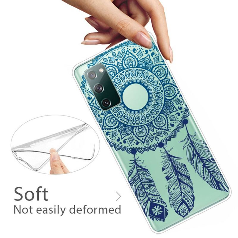 Cover Samsung Galaxy S20 FE Mandala Med Enkelt Blomst