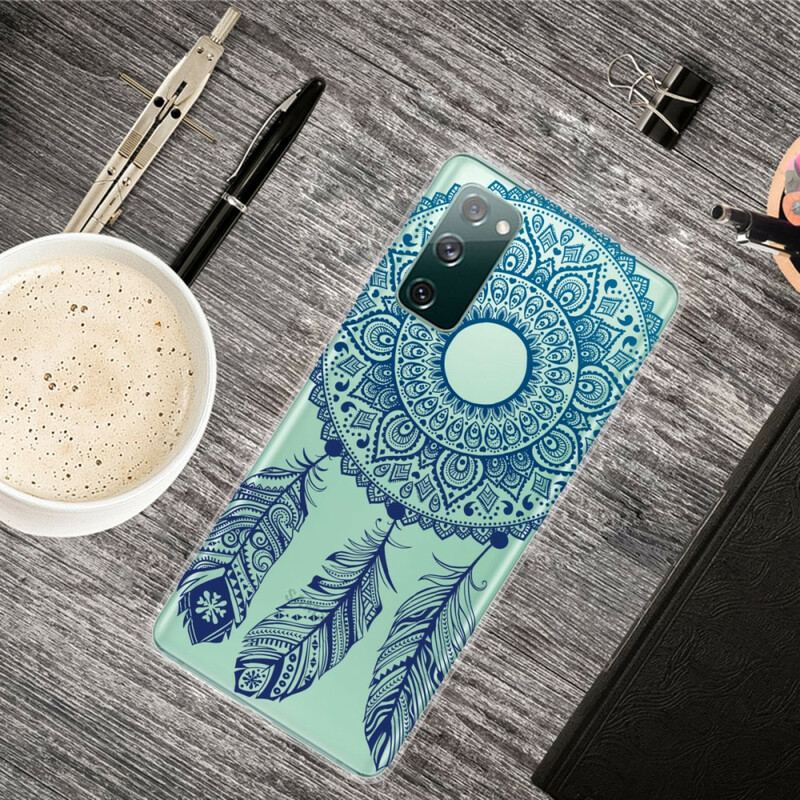 Cover Samsung Galaxy S20 FE Mandala Med Enkelt Blomst