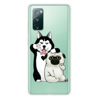 Cover Samsung Galaxy S20 FE Sjove Hunde