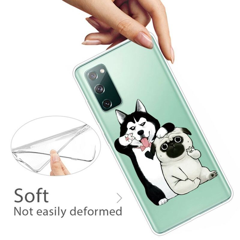 Cover Samsung Galaxy S20 FE Sjove Hunde