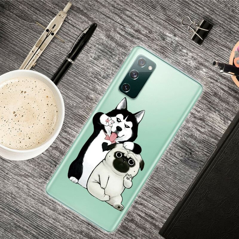 Cover Samsung Galaxy S20 FE Sjove Hunde