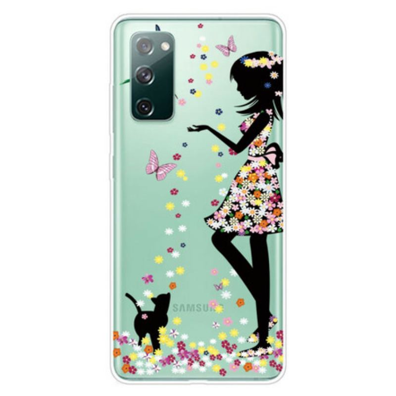 Cover Samsung Galaxy S20 FE Smukt Blomsterhoved
