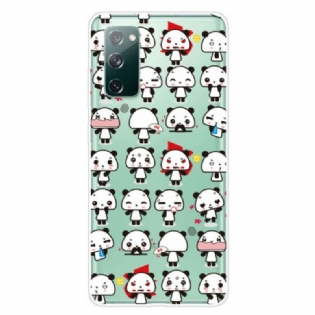 Cover Samsung Galaxy S20 FE Sømløse Sjove Pandaer