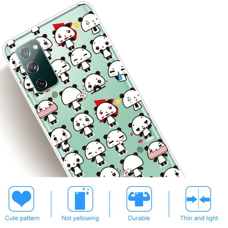 Cover Samsung Galaxy S20 FE Sømløse Sjove Pandaer