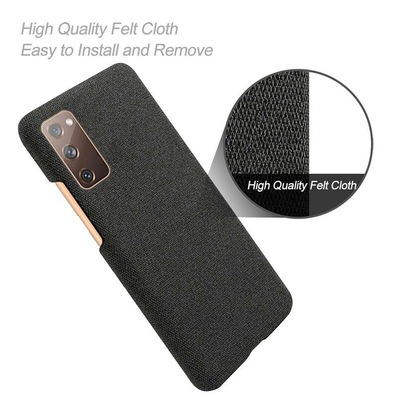 Cover Samsung Galaxy S20 FE Stoftekstur