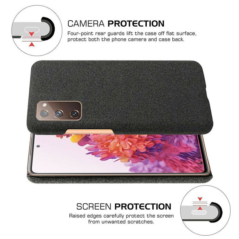 Cover Samsung Galaxy S20 FE Stoftekstur