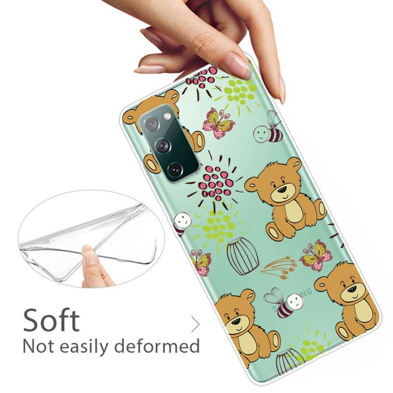 Cover Samsung Galaxy S20 FE Teddy Bears Top