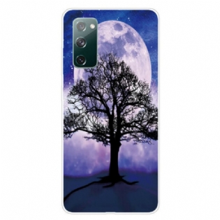 Cover Samsung Galaxy S20 FE Træ Og Måne
