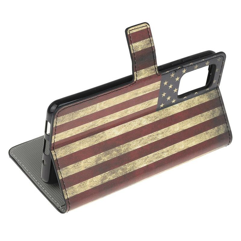 Flip Cover Samsung Galaxy S20 FE Amerikansk Flag