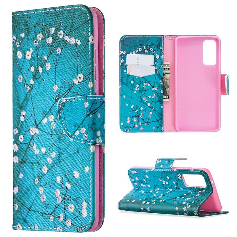 Flip Cover Samsung Galaxy S20 FE Blomstrende Træ