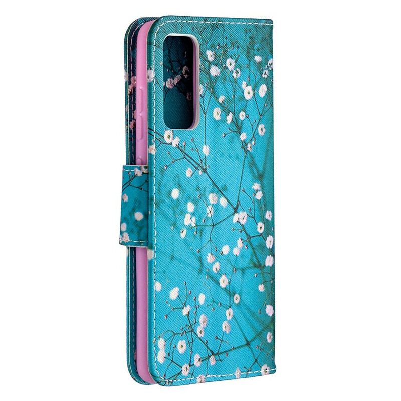 Flip Cover Samsung Galaxy S20 FE Blomstrende Træ