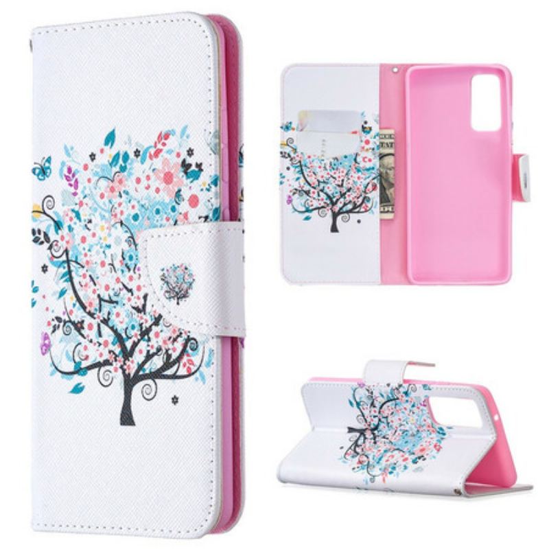 Flip Cover Samsung Galaxy S20 FE Blomstret Træ