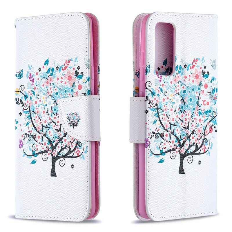 Flip Cover Samsung Galaxy S20 FE Blomstret Træ