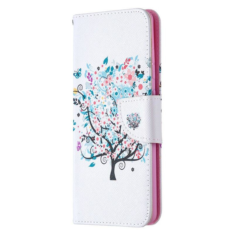 Flip Cover Samsung Galaxy S20 FE Blomstret Træ