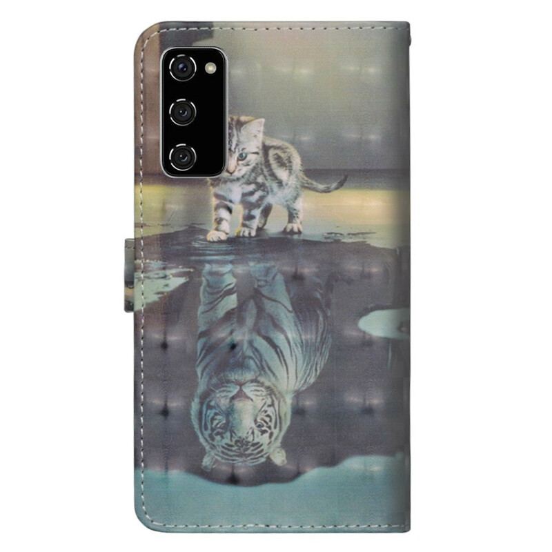 Flip Cover Samsung Galaxy S20 FE Ernest The Tiger