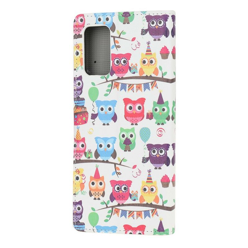 Flip Cover Samsung Galaxy S20 FE Flere Ugler