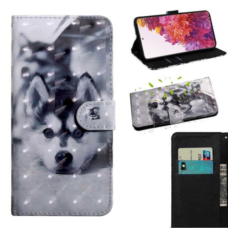 Flip Cover Samsung Galaxy S20 FE Hunden Gustav