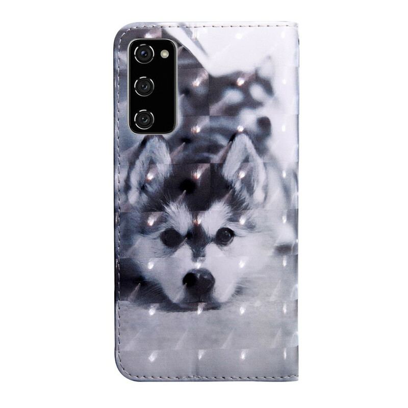 Flip Cover Samsung Galaxy S20 FE Hunden Gustav