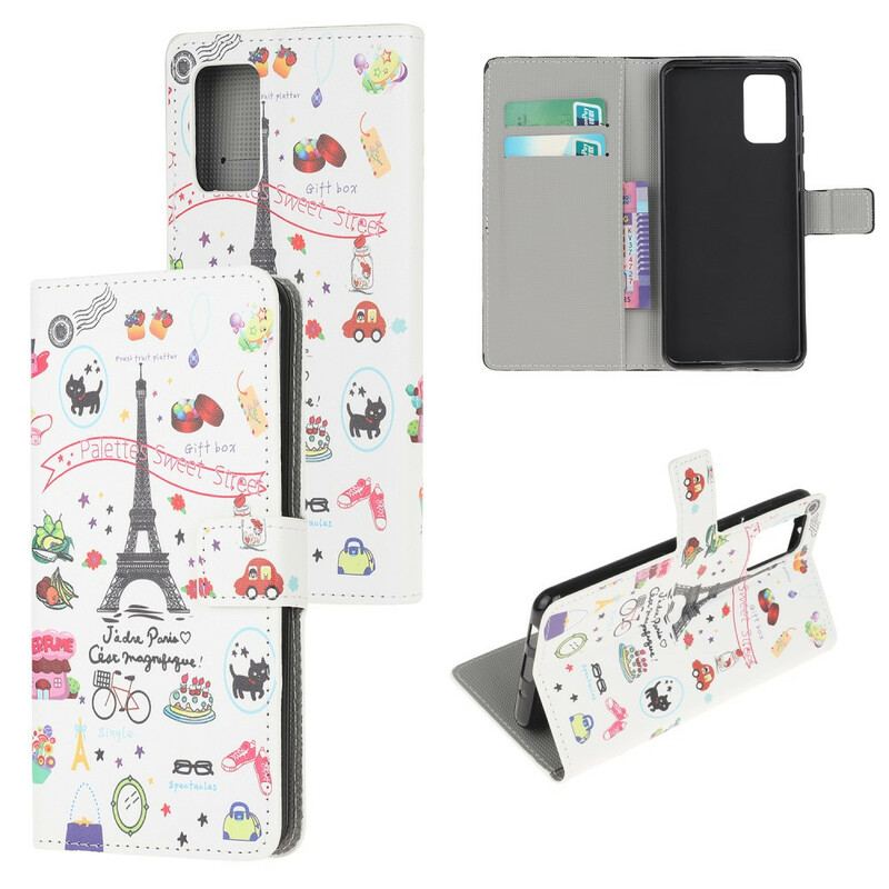 Flip Cover Samsung Galaxy S20 FE Jeg Elsker Paris