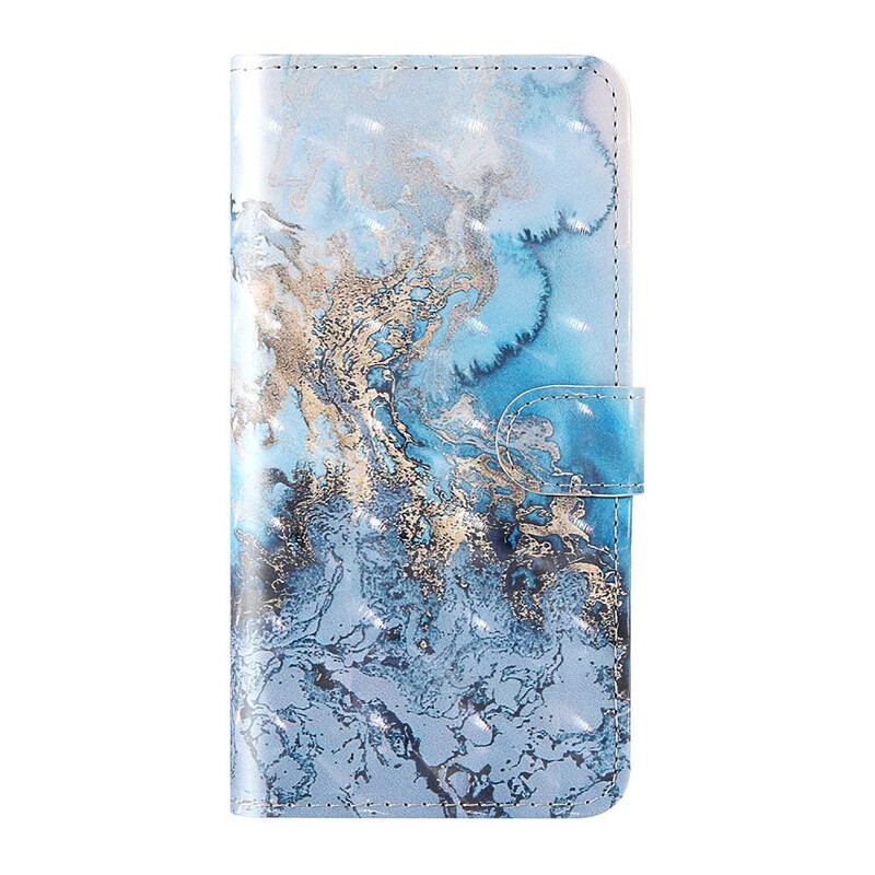 Flip Cover Samsung Galaxy S20 FE Light Spot Marble Design Med Nøglebånd