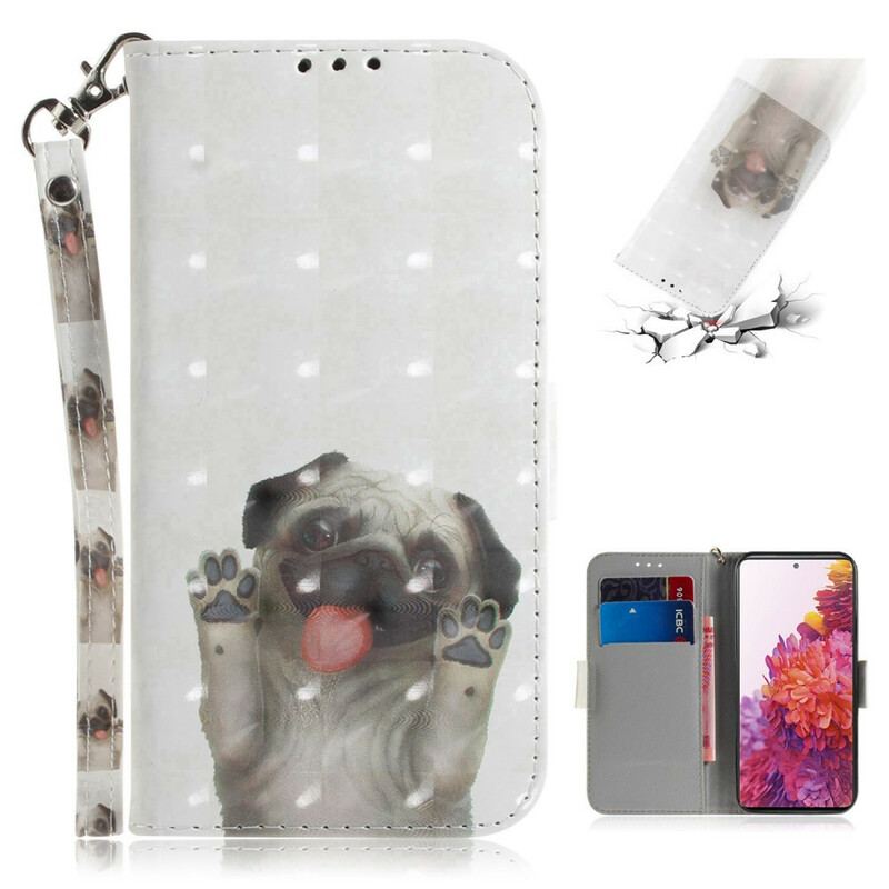 Flip Cover Samsung Galaxy S20 FE Med Snor Elsker My Dog Thong