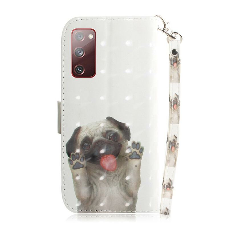 Flip Cover Samsung Galaxy S20 FE Med Snor Elsker My Dog Thong