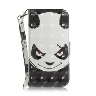 Flip Cover Samsung Galaxy S20 FE Med Snor Vred Panda Med Snor