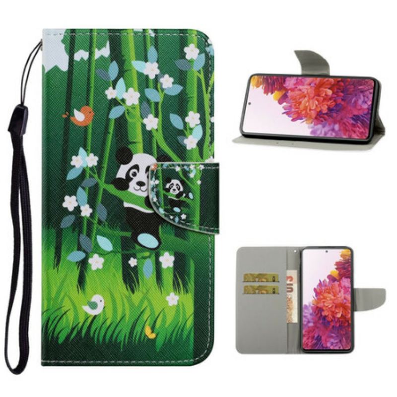 Flip Cover Samsung Galaxy S20 FE Panda Walk