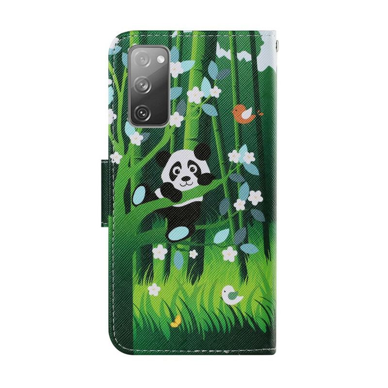 Flip Cover Samsung Galaxy S20 FE Panda Walk