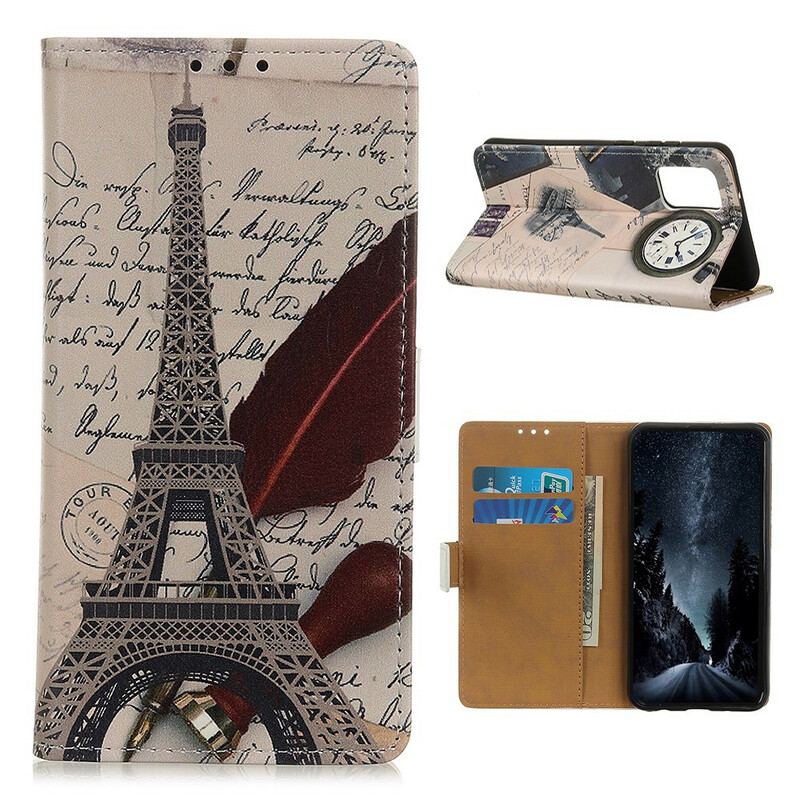 Flip Cover Samsung Galaxy S20 FE Poetens Eiffeltårn