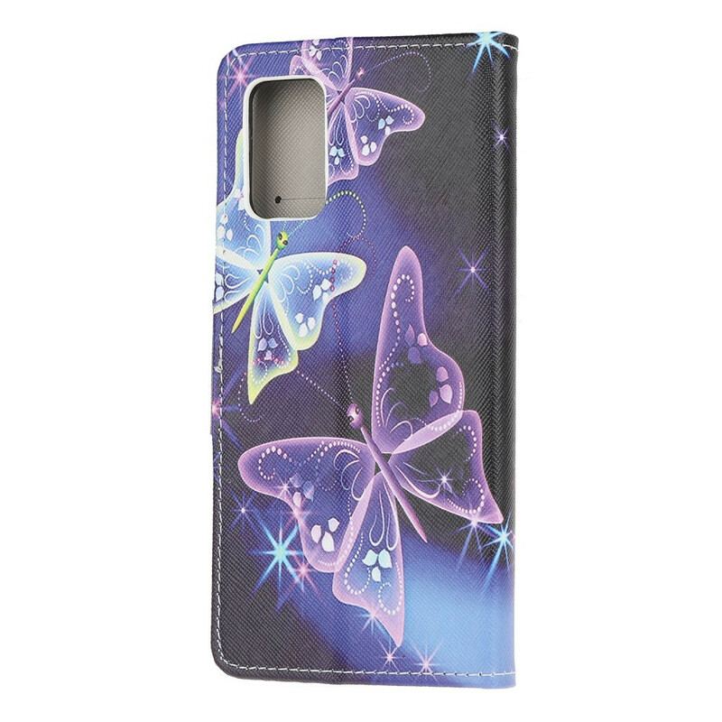 Flip Cover Samsung Galaxy S20 FE Sommerfugle