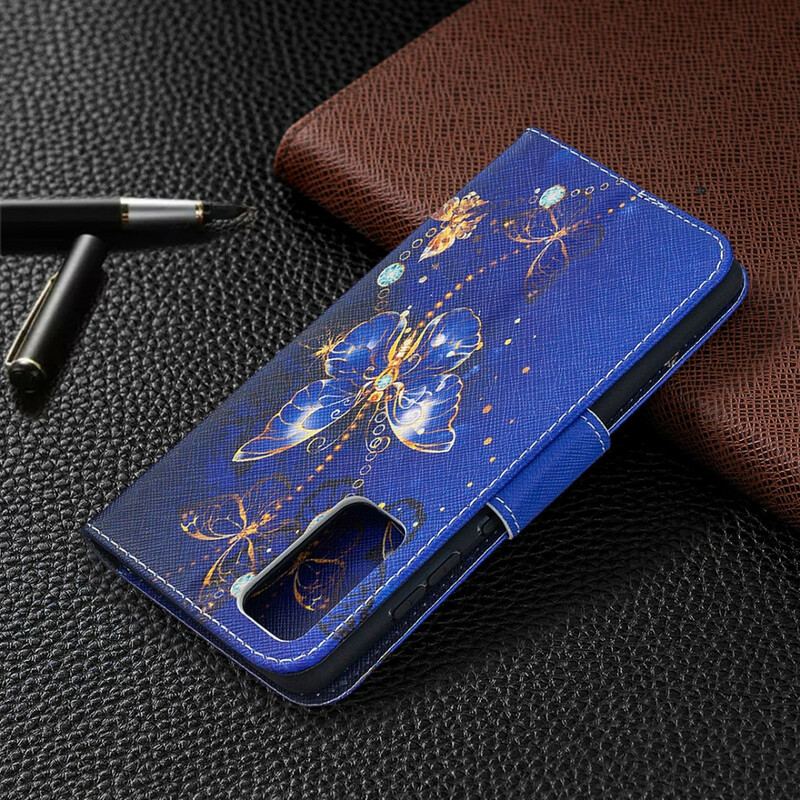 Flip Cover Samsung Galaxy S20 FE Sommerfugle Konger