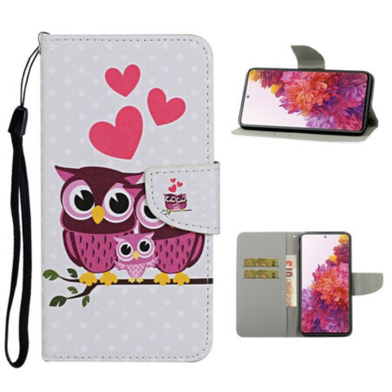 Flip Cover Samsung Galaxy S20 FE Uglefamilie Med Snor