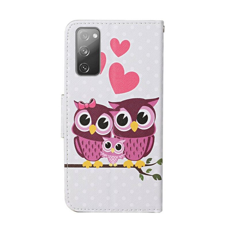 Flip Cover Samsung Galaxy S20 FE Uglefamilie Med Snor