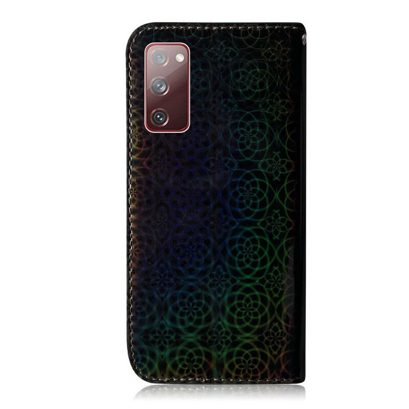 Læder Cover Samsung Galaxy S20 FE Ren Farve