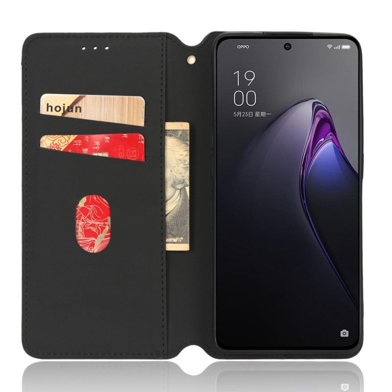 Cover Oppo Reno 8 Pro Flip Cover 3d Cube Lædereffekt