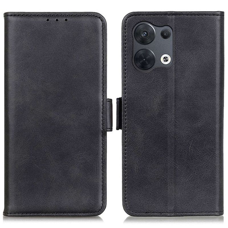 Flip Cover Oppo Reno 8 Pro Dobbelt Lås