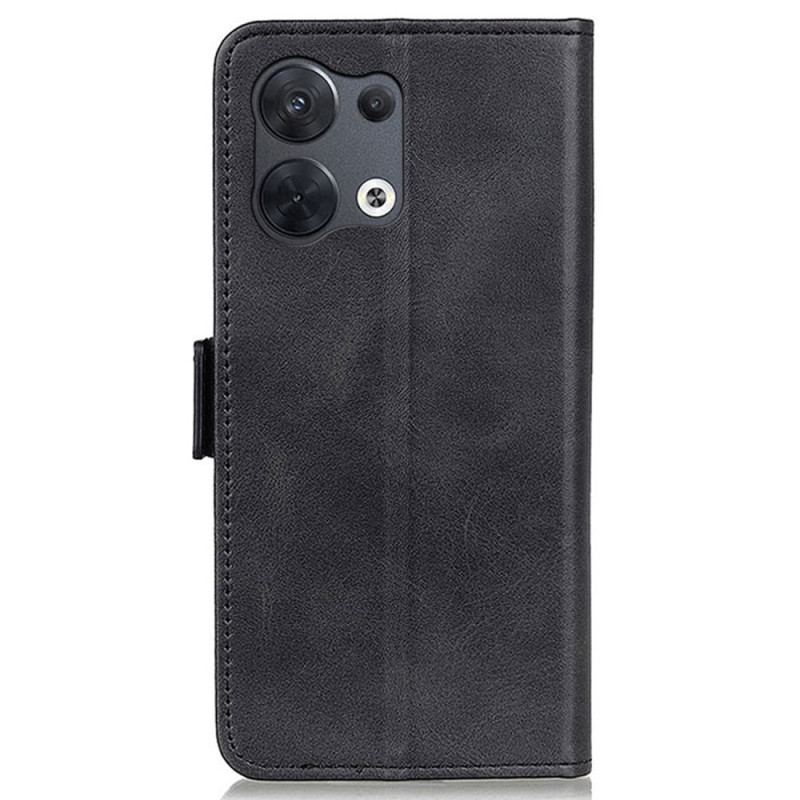 Flip Cover Oppo Reno 8 Pro Dobbelt Lås