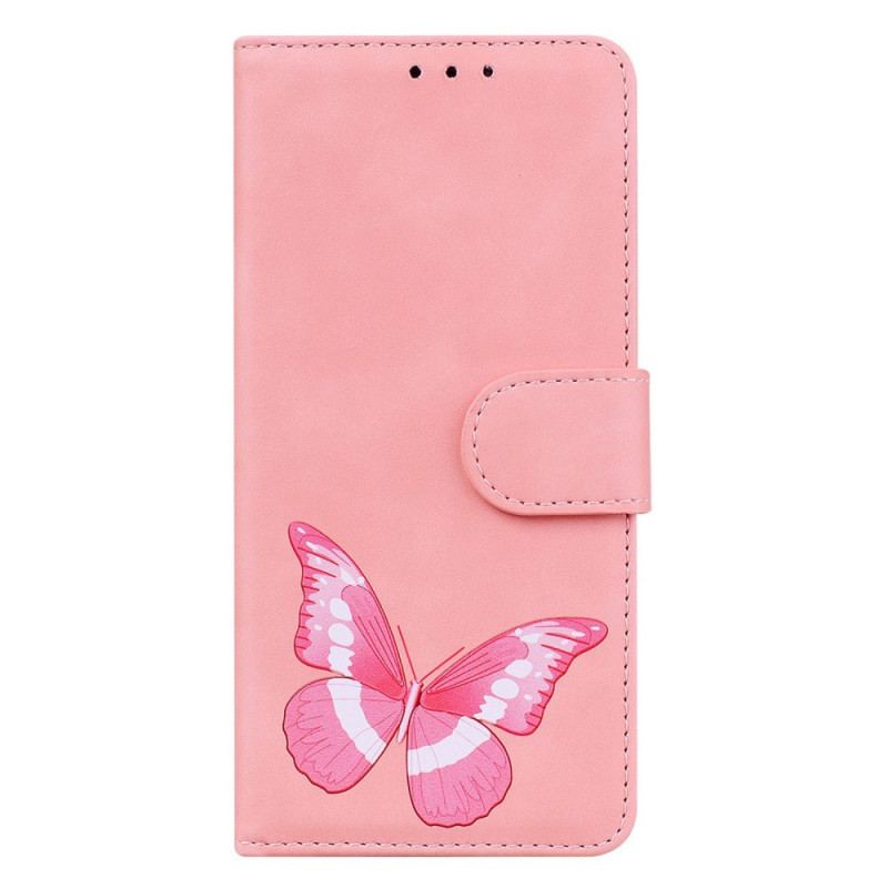 Flip Cover Oppo Reno 8 Pro Sommerfugl