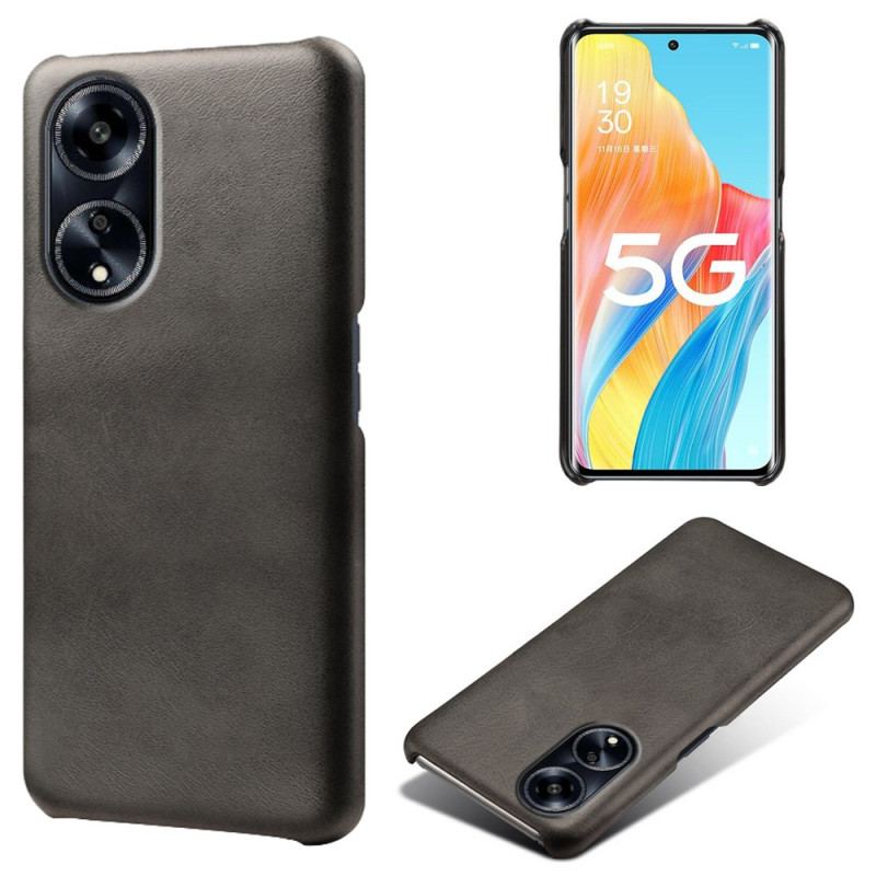 Cover Oppo A98 5g Lædereffekt