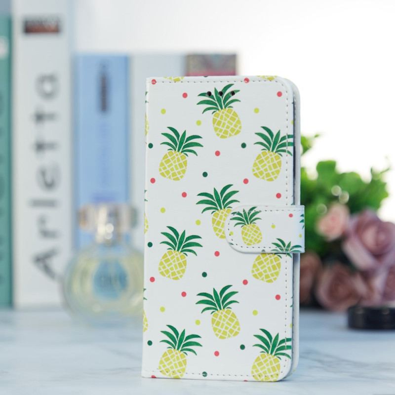 Flip Cover Oppo A98 5g Ananas Med Rem