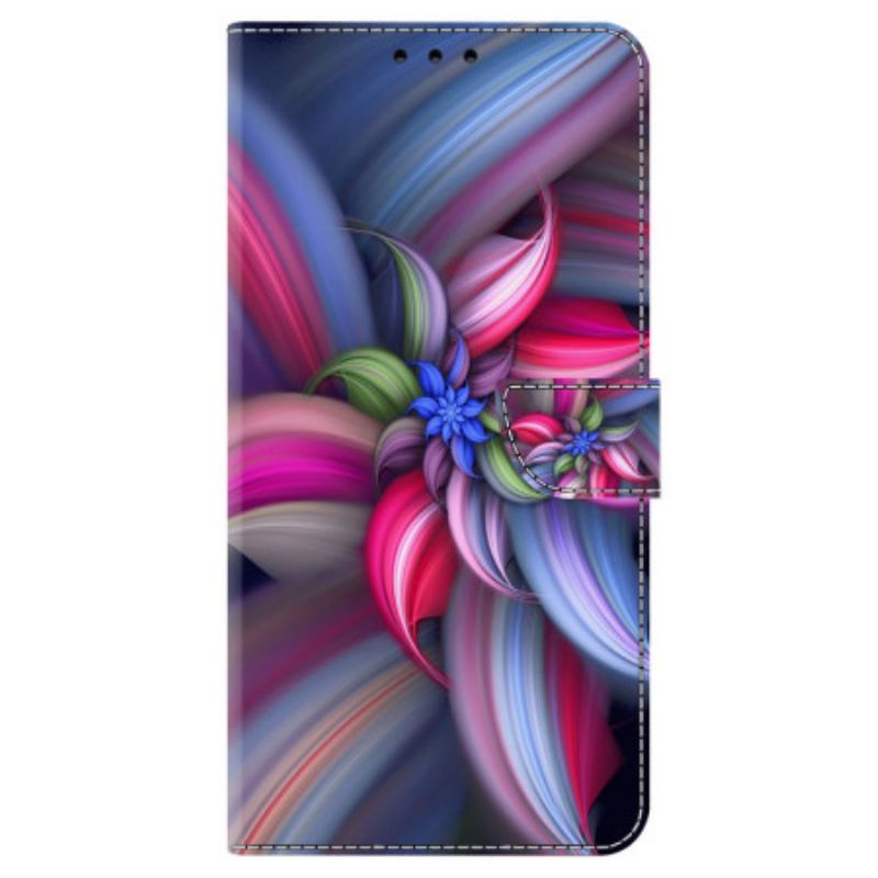 Flip Cover Oppo A98 5g Farverige Blomster