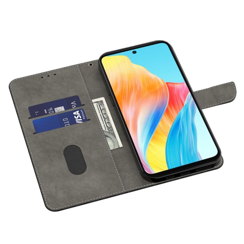 Flip Cover Oppo A98 5g Lyserød