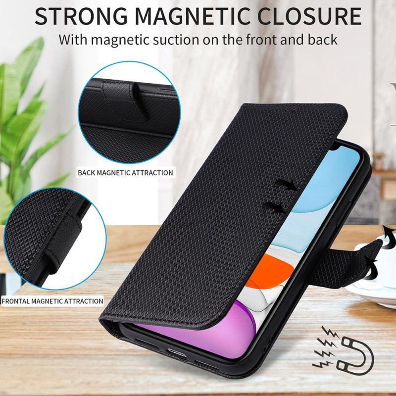 Flip Cover Oppo A98 5g Strap Points