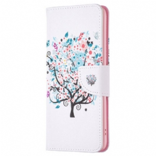 Flip Cover Til Oppo A98 5g Blomstret Træ