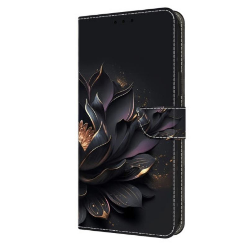 Flip Cover Til Oppo A98 5g Lilla Lotus